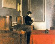 威尔汉姆 哈莫修依 : The Cabinet Sofa